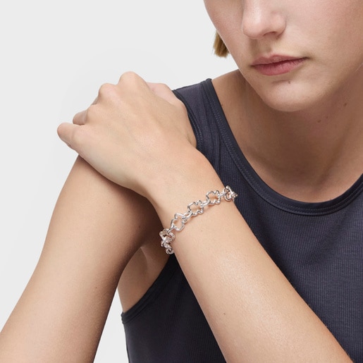 Tous Pulsera de plata motivo 0 8cm. Carrusel Descuento por venta flash