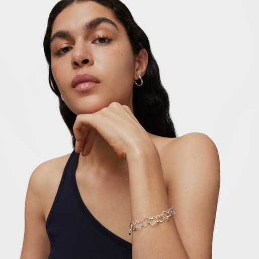 Tous Pulsera de plata 12 5mm. Carrusel Ofertas especiales