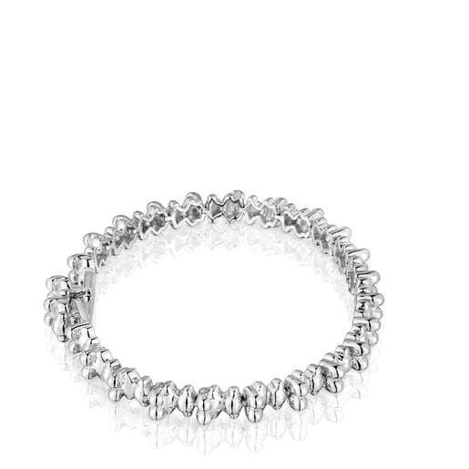 Tous Pulsera cadena de plata motivos oso Bold Bear