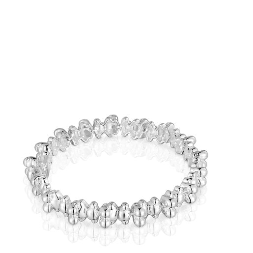 Tous Pulsera cadena de plata motivos oso grande Bold Bear