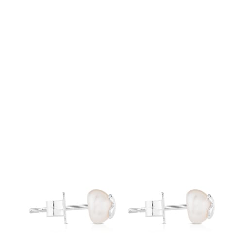 Tous Pendientes de plata y perlas cultivadas Icon Pearl