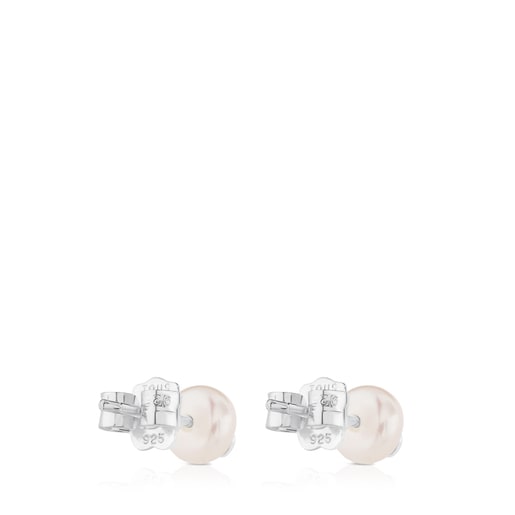 Tous Pendientes de plata y perlas cultivadas Icon Pearl Rebajas de fábrica