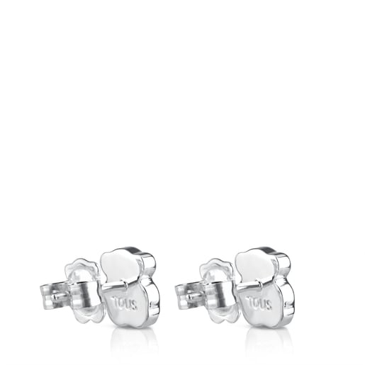Tous Pendientes de plata y nácar facetado motivo oso TOUS Color Ventas relámpago
