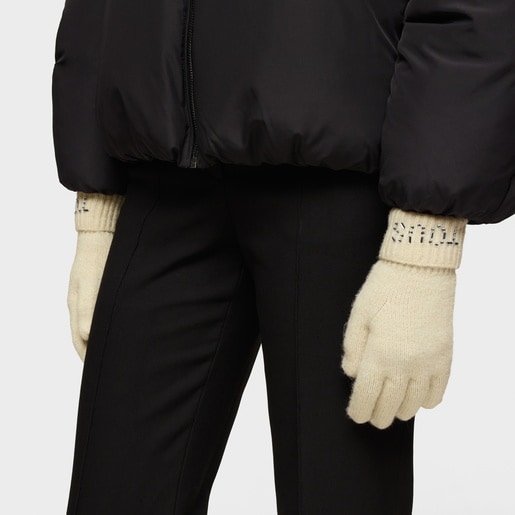 Tous Guantes beige TOUS Crystal Promoción trimestral