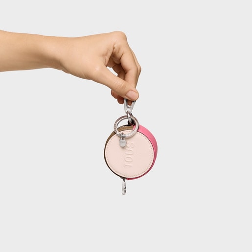 Tous Llavero monedero rosa Mirror Grandes descuentos