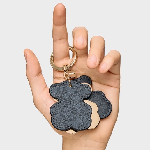 Tous Llavero negro Triple Bear Tienda de fábrica