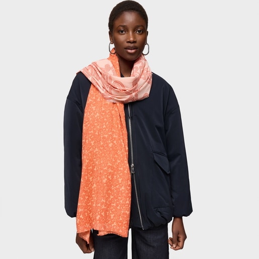 Tous Foulard naranja Kaos Mini Lines Limitado a 3 días