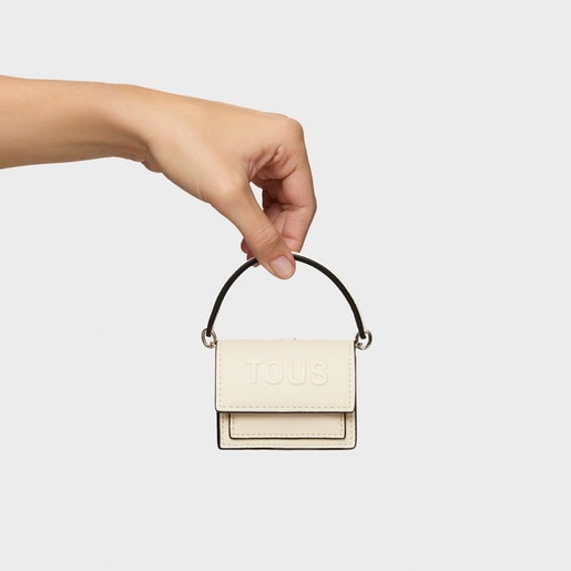Tous Llavero mini bandolera beige Audree Precios de Black Friday