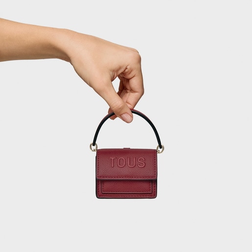 Tous Llavero mini bandolera granate Audree Ofertas de temporada