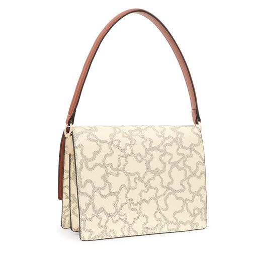 Tous Bandolera mediana Audree beige Kaos Icon