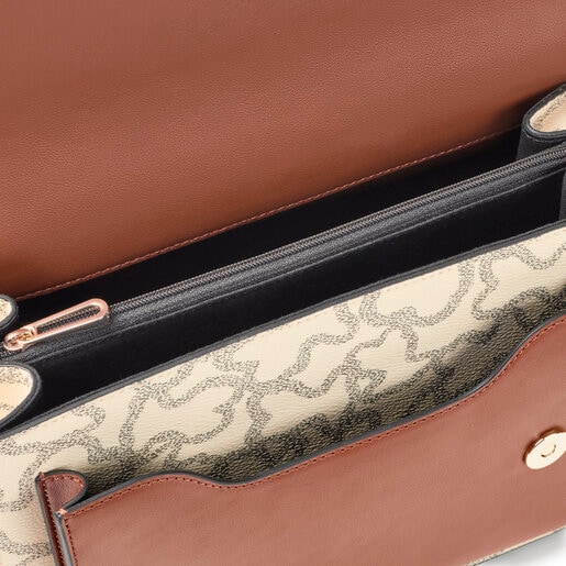Tous Bandolera mediana Audree beige Kaos Icon Outlet