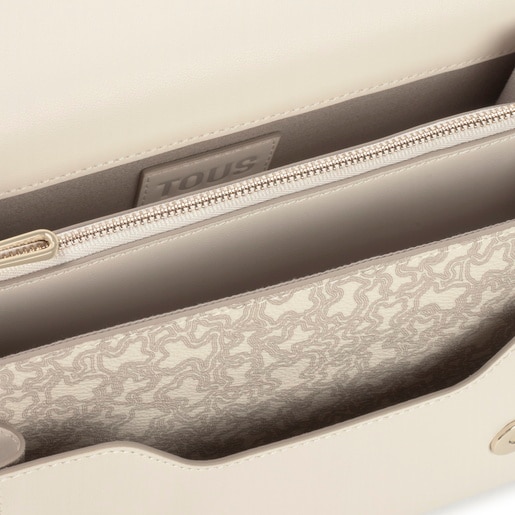 Tous Bandolera mediana Audree beige Kaos Mini Lines Venta caliente