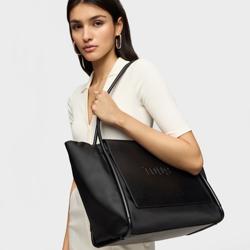 Tous Capazo grande negro TOUS Silhouette Soft Rebajas de fábrica