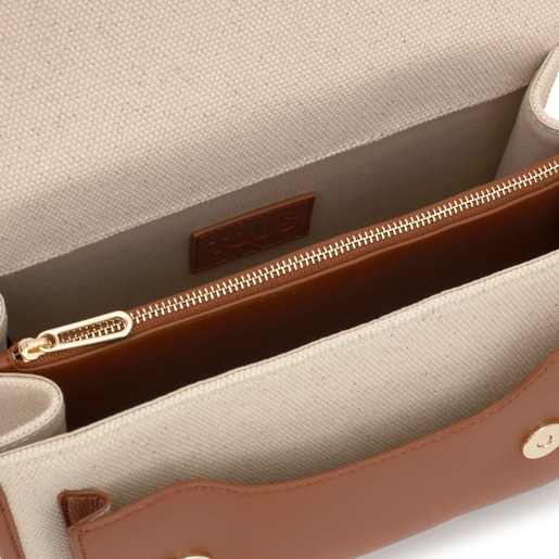 Tous Bandolera mediana camel Audree Canvas Envío gratis
