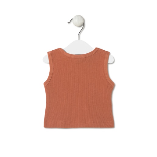 Tous Camiseta sin mangas de bebé Classic teja