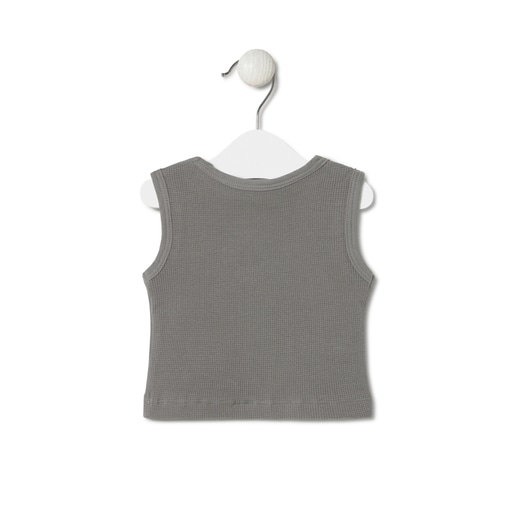 Tous Camiseta sin mangas de bebé Classic gris