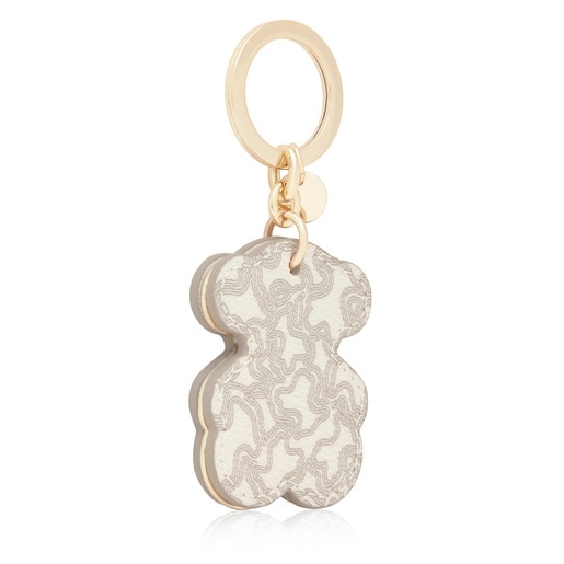 Tous Llavero beige Triple Bear