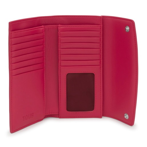 Tous Billetera grande Pocket fucsia TOUS Bloom Los más vendidos