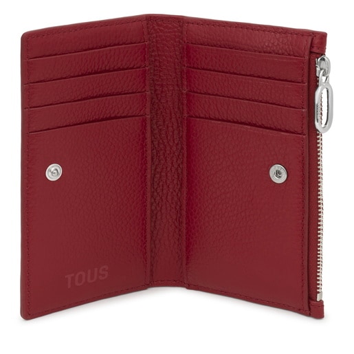 Tous Cartera de piel granate TOUS Buckles Rebajas online