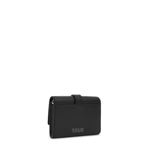 Tous Monedero tarjetero colgante negro TOUS Buckles