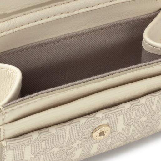 Tous Monedero tarjetero colgante beige TOUS Buckles Silhouette Envío gratis