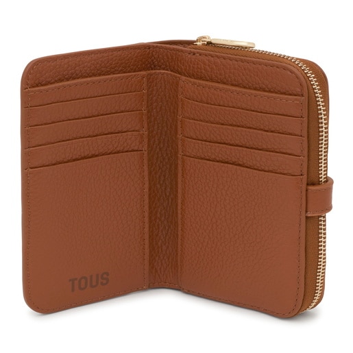 Tous Billetera de piel camel TOUS Buckles Últimos 3 días