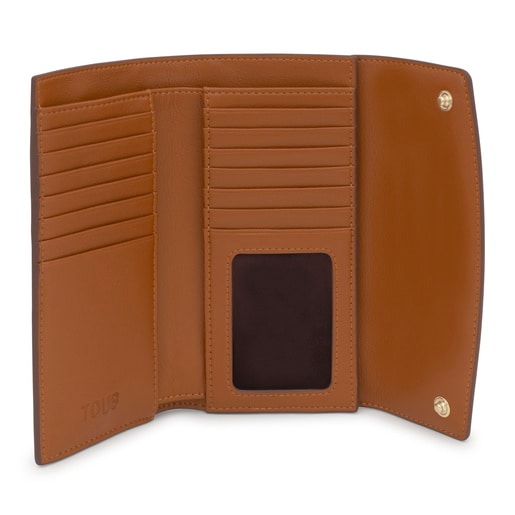 Tous Billetera grande Pocket camel TOUS Bloom Último día